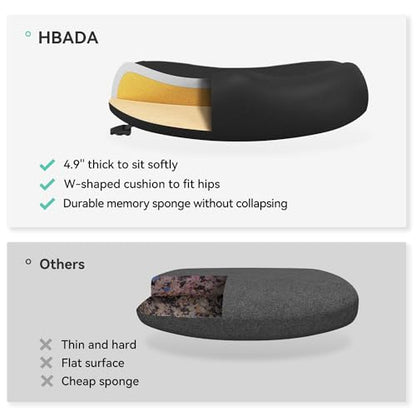 Hbada Office Desk Chair with Flip-Up Armrests and Saddle Cushion, Ergonomic Office Chair with S-Shaped Backrest, Swivel, Mesh, Black - color: Black