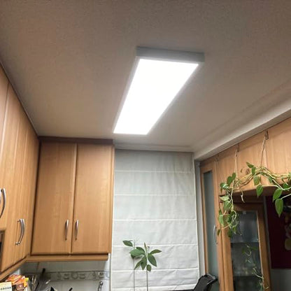 LED ATOMANT 2 Pack 1x2 LED Surface Mount Panel Light 40W 4000LM, 5CCT Selectable 3000K/3500K/4000K/4500K/5000K, Power Selectable 20W to 40W, Dimmable with 0-10V Dimmer - size: 2 Pack