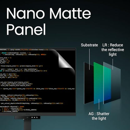 BenQ RD280U 28.2” 4K 3840x2560 3:2 Programming Monitor, Eye-Care, Nano Matte Panel, Coding Modes, MoonHalo Backlight, 90W USB-C, KVM, VESA Mount, Developer Monitor | 3840x2560 Nano Matte Panel, Eye-Care, Coding Modes, MoonHalo Backlight, USB-C 90W, KVM, V