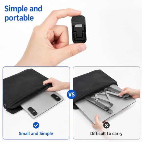 2 Pcs Foldable Computer Laptop Stand Mini Keyboard Stand