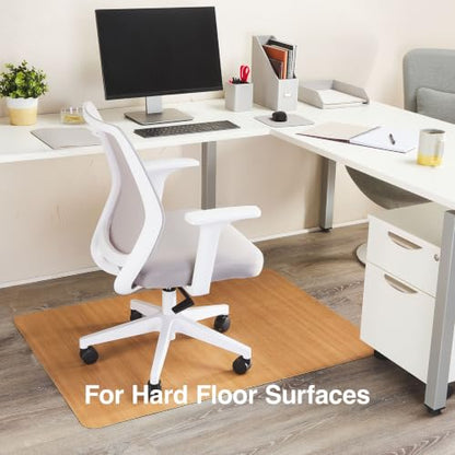 Staples Hard Floor Chair Mat, 36x48 Inch, Chestnut - style: Chestnut