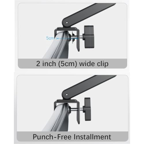 Premium Memory Foam Adjustable Headrest Attachment,Office Universal Chair Clamp on Neck Headrest for 5cm Thick Computer Chair Desk Chair