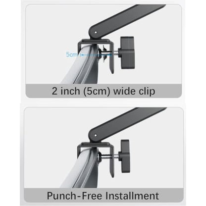 Premium Memory Foam Adjustable Headrest Attachment,Office Universal Chair Clamp on Neck Headrest for 5cm Thick Computer Chair Desk Chair