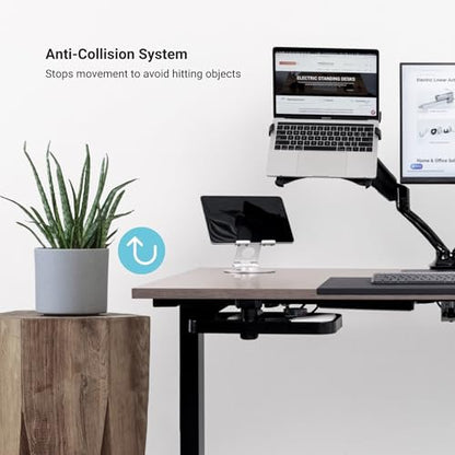 Progressive Desk 60"x30" Height Adjustable Stand Up Electric Standing Desk