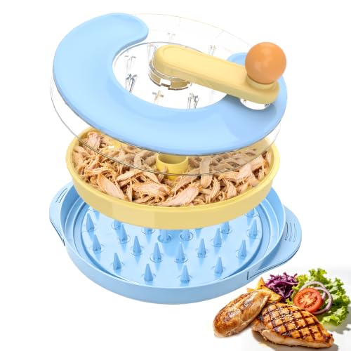 Chicken Shredder Tool Twist, Meat Shredder Twist,Shredder for Kitchen - color: Blue