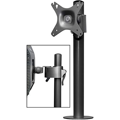 Kantek Single LCD Monitor Arm for STS800/STS810 Sit to Stand Systems (STS801) - color: Black, style: Single Monitor Arm
