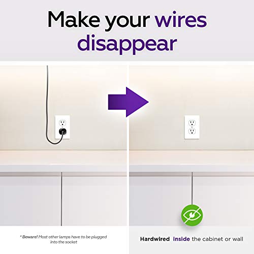18" Hardwired Under Cabinet Light, 4000K Cool White, ETL, 900 lm, Dimmable - color: 4000K CoolWhite, size: 18 INCH