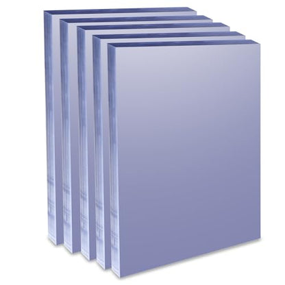 Binditek 8 Mil PVC Binding Covers, 8.5 x 11 Inches, Clear, 500 Pack | Plastic Binding Covers, 8.5" x 11" Letter Size, Clear, Square Corners, Unpunched, Ideal for Business Reports and Proposals - size: 8 Mil, style: 500P , Clear