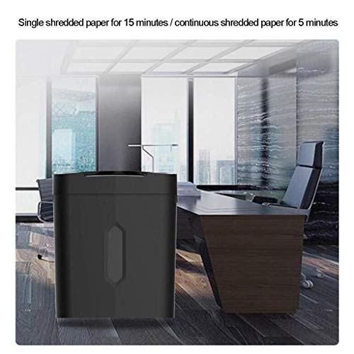 Paper Shredder, Auto Feed, Sheet Capacity, Super Cross-Cut, Small Household Portable, Credit Card/Staples