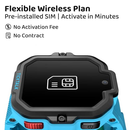 TickTalk5 Kids Smart Watch with GPS Tracker, Calls, Texts and SOS Ages 3-12 | Kids Smartwatch with HD Calling, SMS, GPS Tracking, Parental Controls, Music & Wellness