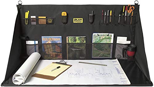 PRO WS3800 Portable Standing Desk, Workbench, Station, Storage for Jobsite, Garage, Office, Shop, Hanging Work Surface, Black - style: Contractor'S Table 20 + Pockets
