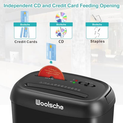 Home Office Paper Shredder,14-Sheet Cross Cut with 6.6-Gallon Basket, High Security Level P-4,3-Mode Design Shred Card/CD/Paper - size: Cross Cut-14