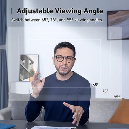 Anker AnkerWork C310 Webcam, 4K Webcam, 12 Megapixel, AI Auto Focus, AI Framing, AI Noise Canceling Mic, Built-in Privacy Cover, and Adjustable FOV, 1080p@60FPS HDR, for Video Calls and Livestreams