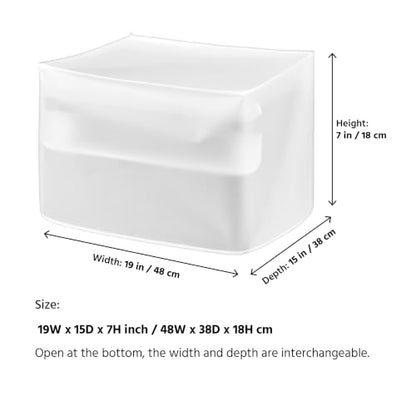Printer Cover Case Protective Covers Jacket, Compatible with HP, EPSON,Canon, Brother, PIXMA Officejet -19W x15D x7H in - size: 19W x15D x7H in