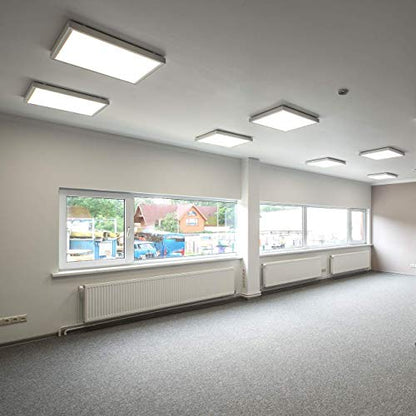 6 Pack 2x4 Surface Mount Kit for 2x4 LED Flat Panel Light | Aluminum 2'x4' ft Ceiling Frame Kit with Mounting Screws, Not Include LED Panel Light - size: 2x4 - 6 Pack