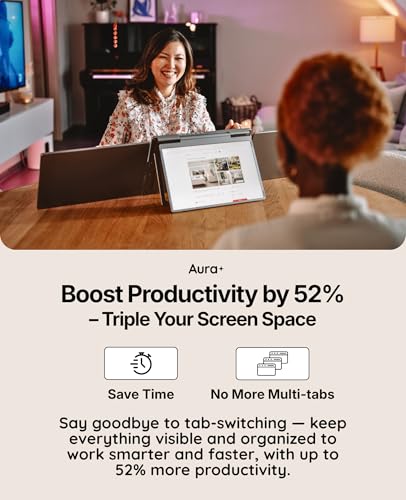 Triple Go 14" Plus | Portable Monitor Extender - size: 3x 14" Full HD+