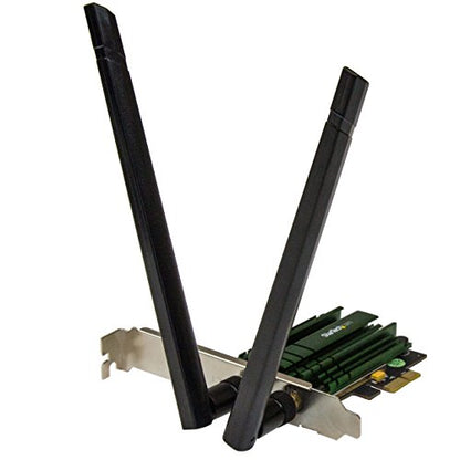 StarTech PCIe AC1200 Dual Band Wireless-AC Network Adapter (PEX867WAC22) - size: 867 Mbps, style: AC - PCI Express (PCIe)