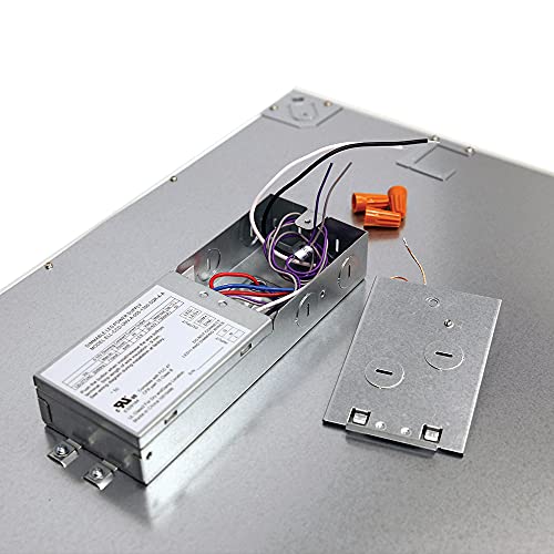 Metalux 2X 4 White Integrated LED Commercial Grade Recessed Panel 80CRI, 40W at 4000K 4858 Lumens