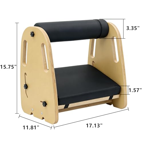 Under Desk Foot Rest,Massage & Leather Pads,3 Height Levels-Orange - color: Orange