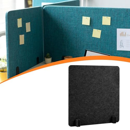 Acoustic Desk Divider Table Divider Cubicle Desktop Partition for School Classroom, Black 40x40 cm - color: Black 40x40 Cm