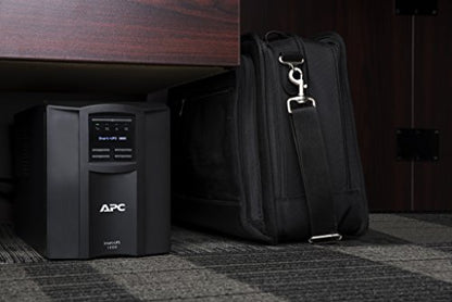 APC 1000VA Smart UPS with SmartConnect, SMT1000C Sinewave UPS Battery Backup, AVR, 120V, Line Interactive Uninterruptible Power Supply - size: 1000VA, style: Tower