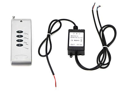 iJDMTOY 4-Output 48W Capacity RGB-Color Light Module Box with Strobe/Flash/Solid Light Features, Compatible with RGB LED Applications Such As RGB Halo Rings, RGB LED Strips, etc
