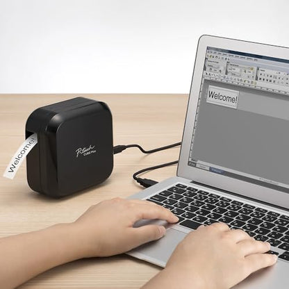 Brother P-touch CUBE Plus Bluetooth Label Maker (PT-P710BT), Black - style: Home, Craft & Office Label Printer