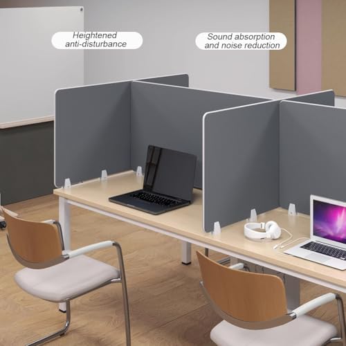 Freestanding Desk Privacy Panels, Workspace Partition Privacy Screens, Standing Desk Dividers, Privacy Guard Office Partitions, Reduce Visual Distractions,L60cm