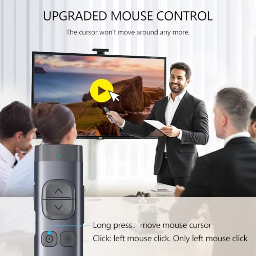 N97s Presentation Clicker for Powerpoint Presentations with Digital Pointer