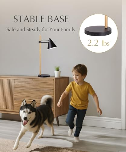 HarvestLand Noah Desk Lamp, Adjustable Reading Lamp, Home Office & Bedside | 345° Adjustable Architect Desk Lamp, Focused Task lighting, Home Office Table lamp, Bedroom,Living Room Lamp