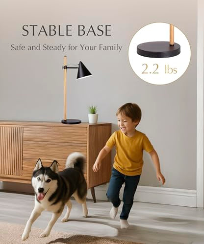 HarvestLand Noah Desk Lamp, Adjustable Reading Lamp, Home Office & Bedside | 345° Adjustable Architect Desk Lamp, Focused Task lighting, Home Office Table lamp, Bedroom,Living Room Lamp