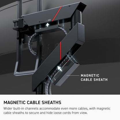 Secretlab Magnus Monitor Arm (Heavy Duty Edition) - for Ultrawide Monitors | Up to 57 inches, 18 to 35lbs - Includes Heavy Duty Tilt Pivot