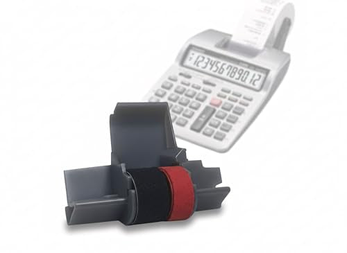 IR-40T x [6 Pack] Black and Red Ink Roller Ribbon Cartridge Replacement IR40TCompatible with Canon P23-DH V, Casio HR-100TM, HR-150TM, Sharp EL-1750V, EL-1801V, Citizen CP-13 Calculator (6 Pack)