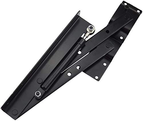 2 Pcs Lift Top Coffee Table Hinges,Gas Hydraulic Mechanism | Hinge brackets only,screws not included,for lift top coffee tables,folding desks,storage tops and bench tops
