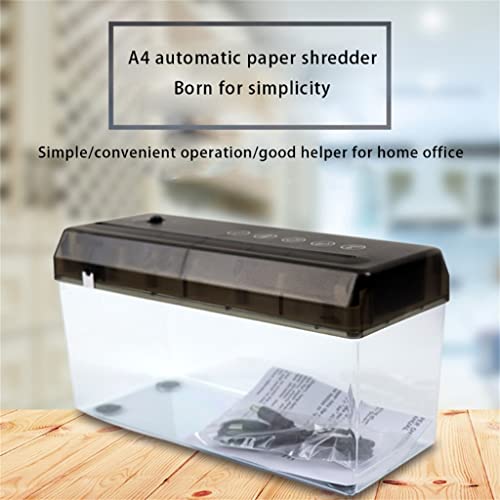 Mini Electric Shredder Portable Invoice Document Letter Paper Battery Powered