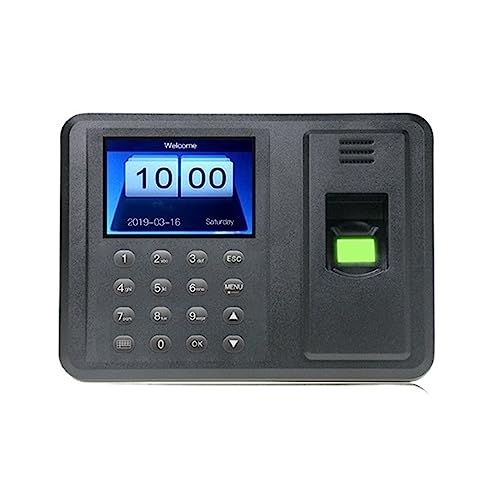 Time Clocks 2.8inch Biometric Attendance System USB Fingerprint Reader Time Clock Employee Control Machine Electronic Device,