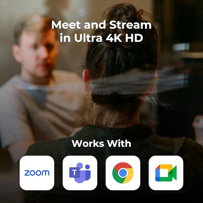 YoloLiv YoloCam S3, 4K Streaming Webcam | 1/1.3'' Sensor,DSLR-Like Control, Cinematic Effects,4X Zoom, HDR,Uncompressed Video,Optimized PD AutoFocus