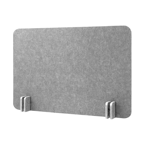 Desk Divider Felt Table Partition Acoustic Privacy Screen Noise Reducing Removable Panel Lightweight Structure Freestanding Suitable for Classroom, Light Gray 40x50 cm - color: Light Gray 40x50 Cm