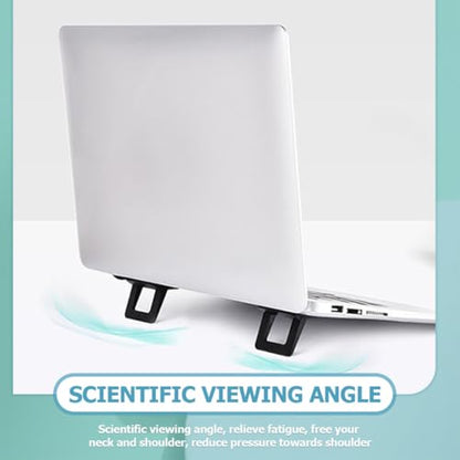 NOLITOY Foldable Ergonomic Laptop Stand Riser with Triangle Structure, Pair