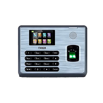 Biometric Employee Attendance Machine Time Clock WiFi Punch Card Attendance TX628 Fingerprint Password ID TCP IP Network Time Attendance Machine for Small Businesses and,