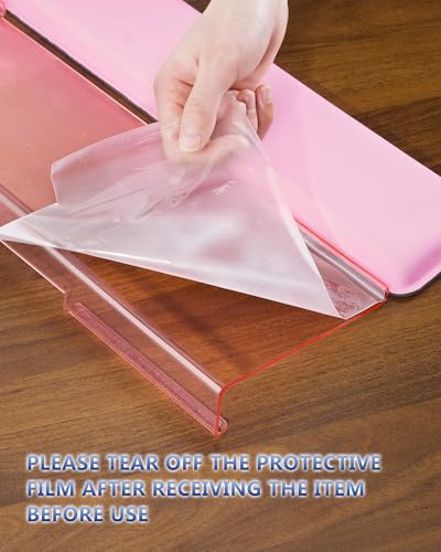 Laborio Computer Keyboard Wrist Rest, Keyboard Riser Stand for Desktop - color: Pink