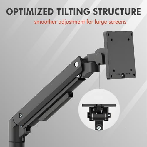 Dual Monitor Arm, 17-49 Inch, Holds 44 lbs Each