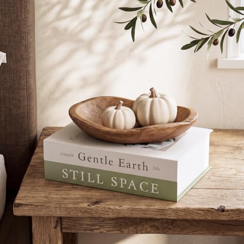 Maitys Book Shape Decorative Cable Cord Hider Box, Sage Green, Plant - color: Sage Green, style: Plant