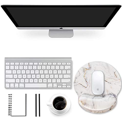 ToLuLu Ergonomic Mouse Pad with Wrist Rest Support, Gel Cute Mouse Pads Non Slip Rubber Base Mousepad, Mouse Wrist Rest Pad for Laptop Computer Home Office Working Gaming Pain Relief, Eiffel Tower - color: Eiffel Tower
