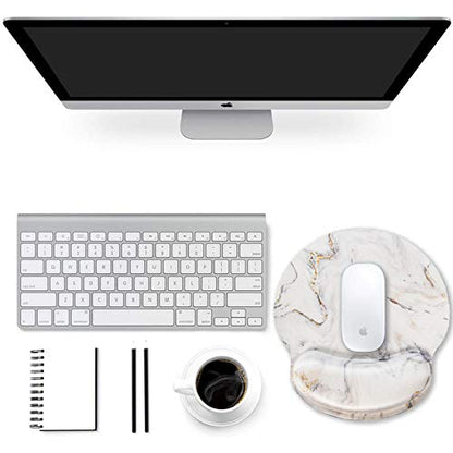 ToLuLu Ergonomic Mouse Pad with Wrist Rest Support, Gel Cute Mouse Pads Non Slip Rubber Base Mousepad, Mouse Wrist Rest Pad for Laptop Computer Home Office Working Gaming Pain Relief, Eiffel Tower - color: Eiffel Tower