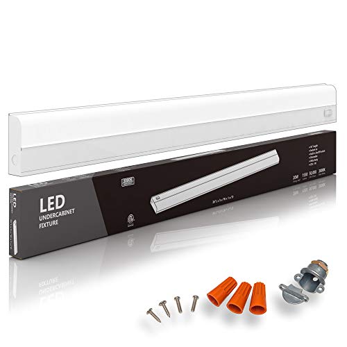 36" Hardwired Under Cabinet Light, 3000K Warm White, ETL, 1550 lm, Dimmable - color: 3000K Warm White, size: 36 INCH