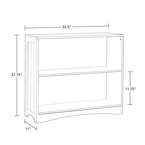 RiverRidge Horizontal Bookcase, Espresso - color: Espresso