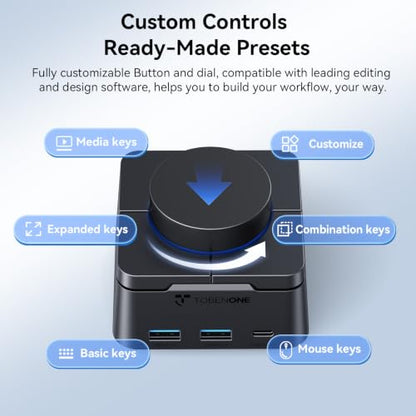 TobenONE Laptop Docking Station Dual Monitor,Dual 4K HDMI,5 USB,100W PD