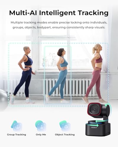 OBSBOT Tiny 3 Lite AI-Powered Spatial Audio 4K Webcam, W Mini Tripod - style: Tiny 3 Lite combo