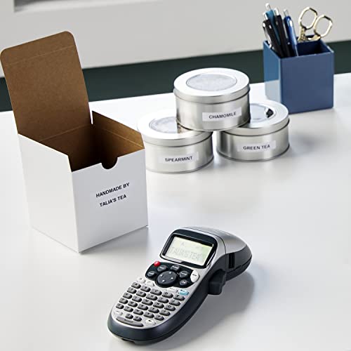 DYMO - DYM16952 Authentic LetraTag Labeling Tape for LetraTag Label Makers, Black Print on Clear pastic Tape, 1/2'' W x 13' L, 1 roll (16952) - style: Clear pastic Tape